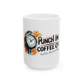 Punch In Coffee Ceramic Mug 15 oz.