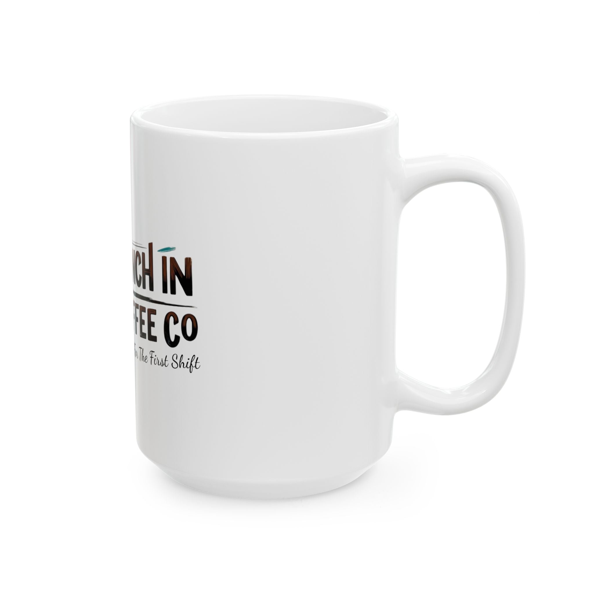 Punch In Coffee Ceramic Mug 15 oz.